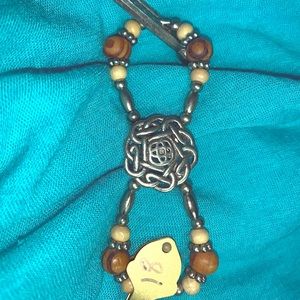 Medium size flexi clip by Lila Rose, wood + silver